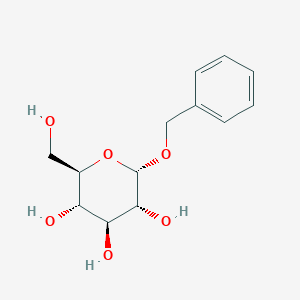 molecular formula C13H18O6 B1277439 Benzyl alpha-D-glucopyranoside CAS No. 25320-99-4