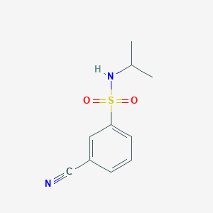 molecular formula C10H12N2O2S B1277440 3-Cyano-N-isopropylbenzenesulfonamide CAS No. 1003740-72-4