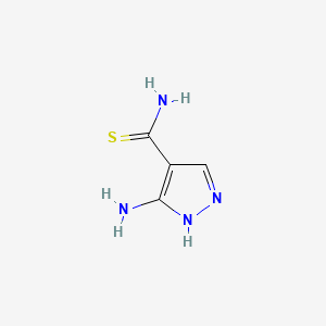 5-amino-1H-pyrazole-4-carbothioamide