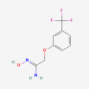 N'-Hydroxy-2-[3-(trifluoromethyl)phenoxy]-ethanimidamide