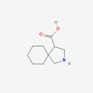 molecular formula C10H17NO2 B1277457 2-Aza-spiro[4.5]decane-4-carboxylic acid 