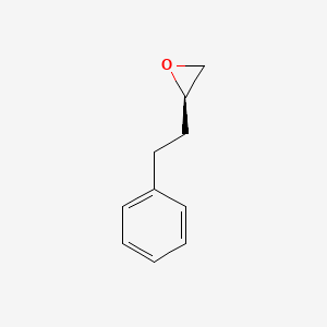 molecular formula C10H12O B12774631 (2R)-2-(2-Phenylethyl)oxirane CAS No. 141036-66-0