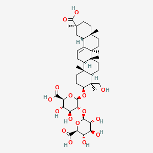 molecular formula C42H64O16 B12774636 Licoricesaponin J2 CAS No. 938042-18-3