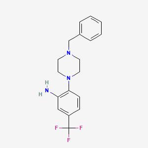 2-(4-Benzylpiperazin-1-yl)-5-(trifluoromethyl)aniline