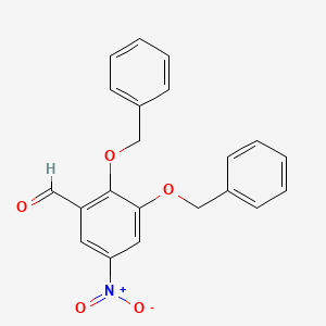 2,3-Bis-benzyloxy-5-nitro-benzaldehyde