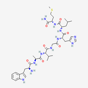 molecular formula C38H57N11O7S B1277494 Bombesin (8-14) 