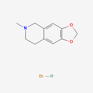 molecular formula C11H14BrNO2 B12774965 Hydrohydrastinine hydrobromide CAS No. 5985-05-7
