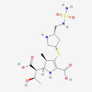 molecular formula C15H26N4O7S2 B12774981 Doripenem-M1 CAS No. 1222629-57-3
