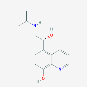 molecular formula C14H18N2O2 B12775034 Quinterenol, (R)- CAS No. 99396-49-3