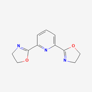 molecular formula C11H11N3O2 B1277516 2,6-Bis(4,5-dihydrooxazol-2-yl)pyridine CAS No. 165125-95-1