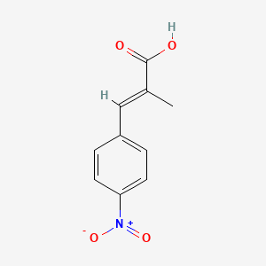 molecular formula C10H9NO4 B1277524 2-Propenoic acid, 2-methyl-3-(4-nitrophenyl)- 