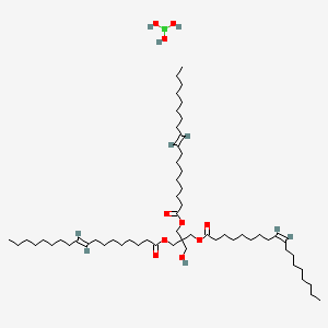 molecular formula C59H111BO10 B12775245 Pentaerythritol trioleate borate CAS No. 71839-42-4