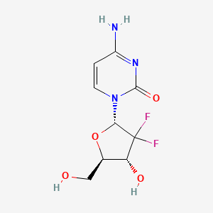 molecular formula C9H11F2N3O4 B12775297 Unii-D5E7OL4ixv CAS No. 95058-85-8