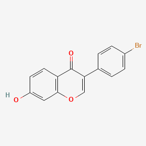 molecular formula C15H9BrO3 B1277535 3-(4-bromophenyl)-7-hydroxy-4H-chromen-4-one CAS No. 96644-05-2