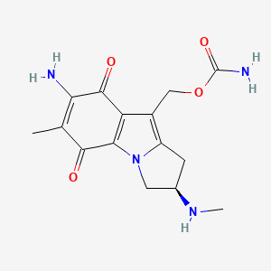 molecular formula C15H18N4O4 B12775432 Porfiromycin metabolite M6 CAS No. 138724-40-0