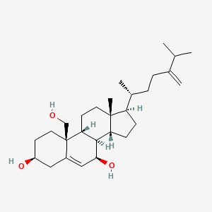 molecular formula C28H46O3 B12775485 Nephalsterol B CAS No. 61737-96-0