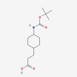 trans-3-(4-Tert-butoxycarbonylaminocyclohexyl)propionic acid