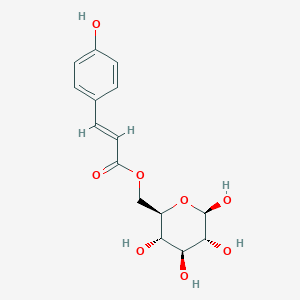 molecular formula C15H18O8 B12775721 6-O-(trans-4-coumaroyl)-beta-D-glucopyranose CAS No. 912279-96-0