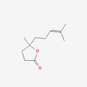 molecular formula C11H18O2 B12775736 Orin lactone CAS No. 134359-15-2