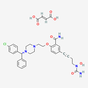 molecular formula C35H38ClN5O8 B12775764 Zap3LN9eea CAS No. 299461-16-8
