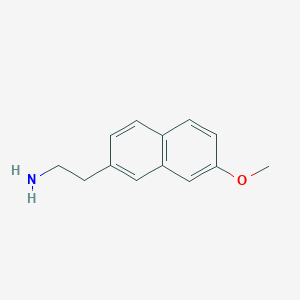 molecular formula C13H15NO B127758 2-(7-Methoxy-2-naphthyl)ethanamine CAS No. 148018-64-8