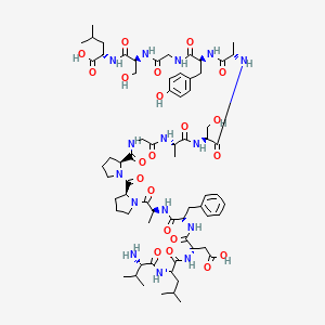 molecular formula C68H101N15O21 B12775811 Unii-Y2E6MZ66ZG CAS No. 410075-17-1