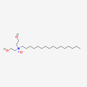molecular formula C20H43NO3 B12775839 Dihydroxyethyl cetylamine oxide CAS No. 16608-77-8