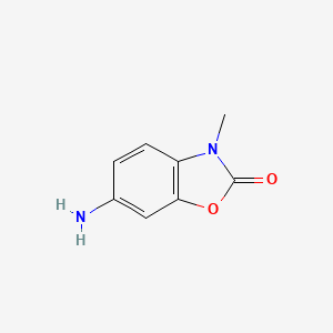 molecular formula C8H8N2O2 B1277589 6-amino-3-methyl-1,3-benzoxazol-2(3H)-one CAS No. 99584-10-8