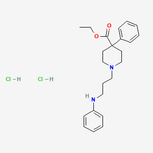 molecular formula C23H32Cl2N2O2 B12776029 Piminodine Dihydrochloride CAS No. 113862-30-9