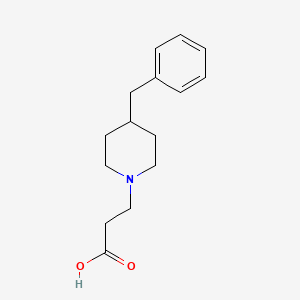 molecular formula C15H21NO2 B1277608 3-(4-Benzyl-piperidin-1-yl)-propionic acid CAS No. 435270-83-0