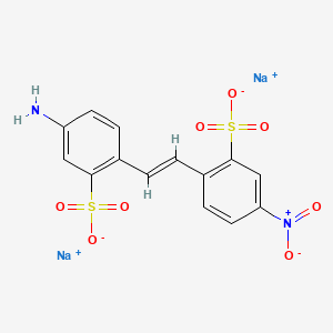 Disodium 5-amino-2-[2-(4-nitro-2-sulphonatophenyl)vinyl]benzenesulphonate