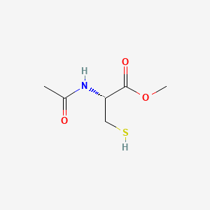 molecular formula C6H11NO3S B1277627 Methyl acetyl-L-cysteinate CAS No. 7652-46-2
