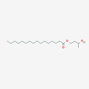 molecular formula C20H40O3 B12776274 1,3-Butylene glycol 1-monopalmitate CAS No. 5384-33-8
