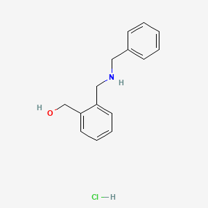 molecular formula C15H18ClNO B1277628 [2-(Benzylamino-methyl)-phenyl]-methanol hydrochloride CAS No. 39976-19-7