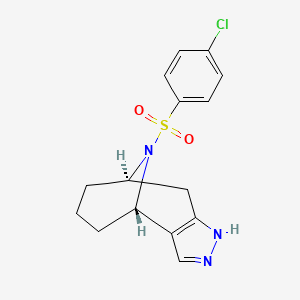 molecular formula C15H16ClN3O2S B12776310 FT4Ecg833W CAS No. 926658-65-3