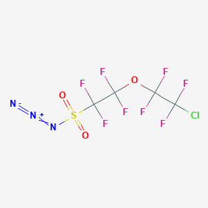 B127764 2-(2-Chloro-1,1,2,2-tetrafluoroethoxy)-1,1,2,2-tetrafluoroethane-1-sulfonyl azide CAS No. 144951-86-0