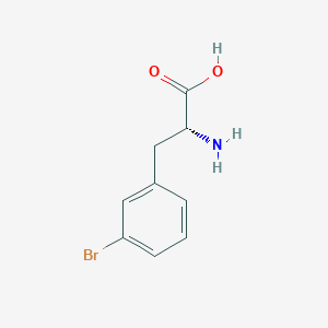 molecular formula C9H10BrNO2 B1277646 3-Bromo-D-phenylalanine CAS No. 99295-78-0