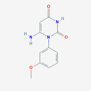 6-amino-1-(3-methoxyphenyl)pyrimidine-2,4(1H,3H)-dione