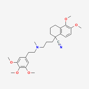 molecular formula C28H38N2O5 B12776534 Brn96lha4K CAS No. 205996-35-6
