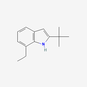 molecular formula C14H19N B1277668 2-tert-butyl-7-ethyl-1H-indole CAS No. 900640-45-1