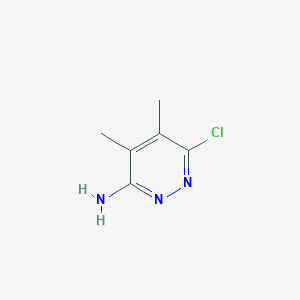 molecular formula C6H8ClN3 B1277671 3-Amino-6-chloro-4,5-dimethylpyridazine CAS No. 76593-36-7