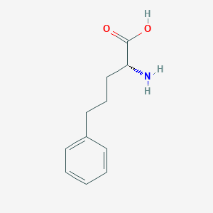 molecular formula C11H15NO2 B1277677 (R)-2-Amino-5-phenylpentanoic acid CAS No. 36061-08-2