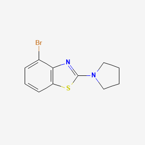 4-Bromo-2-pyrrolidin-1-yl-1,3-benzothiazole