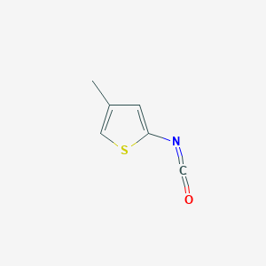 molecular formula C6H5NOS B1277687 2-Isocyanato-4-methylthiophene CAS No. 850375-10-9