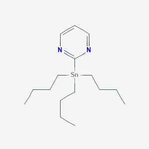 molecular formula C16H30N2Sn B127769 2-(Tributylstannyl)pyrimidine CAS No. 153435-63-3