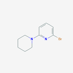 molecular formula C10H13BrN2 B1277709 2-Bromo-6-(piperidin-1-yl)pyridine CAS No. 24255-97-8