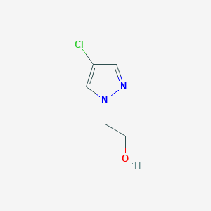 molecular formula C5H7ClN2O B1277711 2-(4-chloro-1H-pyrazol-1-yl)ethanol CAS No. 1003992-83-3
