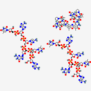 molecular formula C180H236N56O84P10 B12777155 Addatgcat CAS No. 53360-01-3