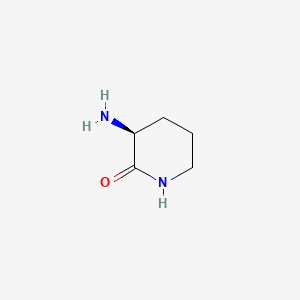 molecular formula C5H10N2O B1277731 (S)-3-Aminopiperidine-2-one CAS No. 34294-79-6