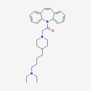 molecular formula C29H39N3O B12777317 X4BR6Mdz9G CAS No. 315719-45-0